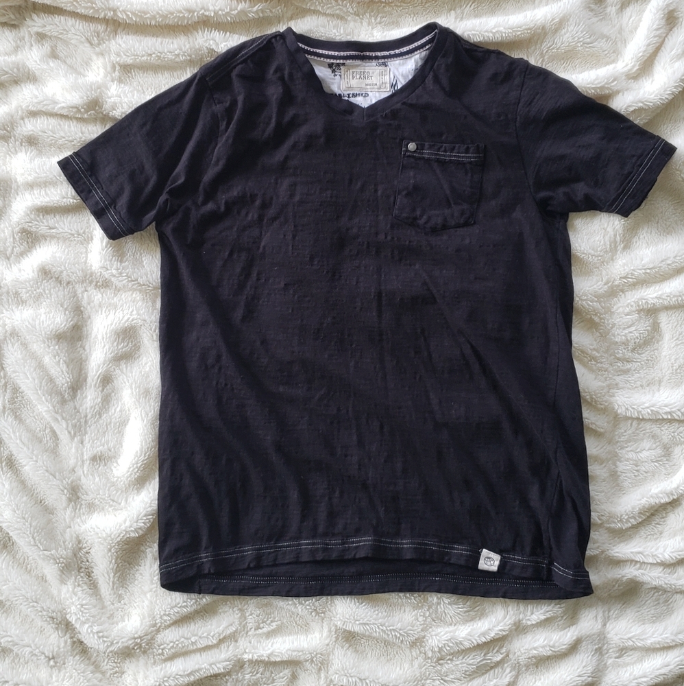 free Planet Size MEDIUM black with front pocket